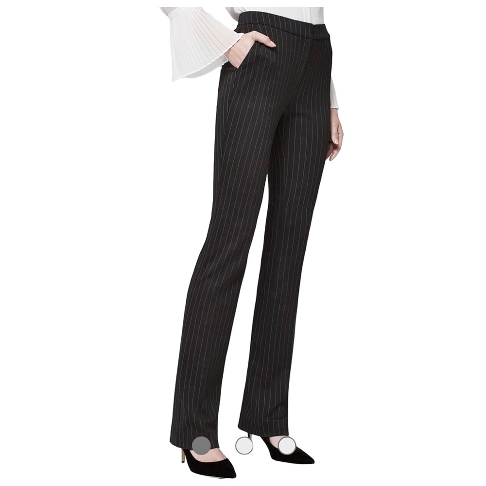 White House Black Market Pinstripe Knit Slim Pants Size 8